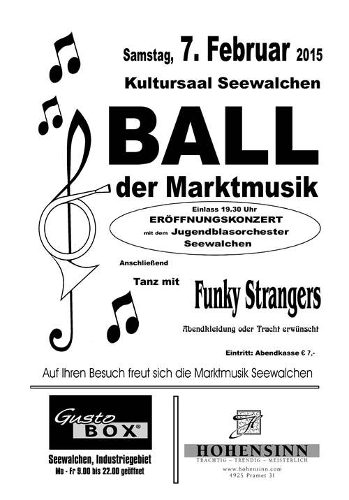 Plakat Musikerball