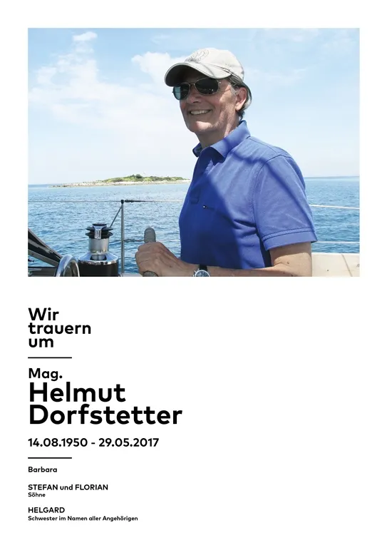 Begräbnis Helmut Dorfstetter
