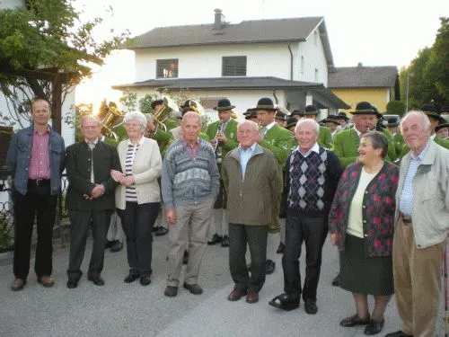 Ständchen zum 80er von Hans Grubinger sen.